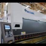 4 Axis CNC press brake machine 175 ton x 4000mm CNC motorized crowning