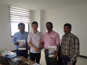 Sri Lanka Customers Discuss Technology with Mr.Tai in Our Office